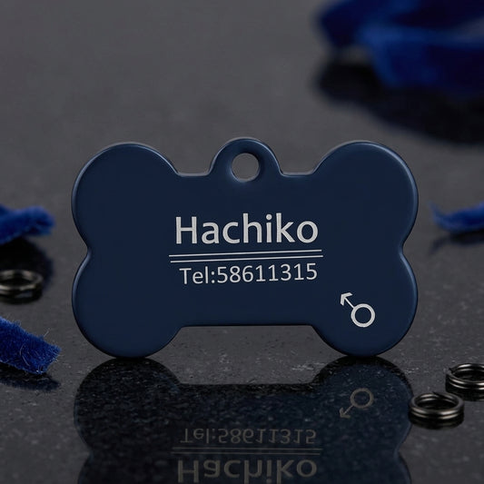 Médaille Gravée Personnalisée pour Chien et Chat